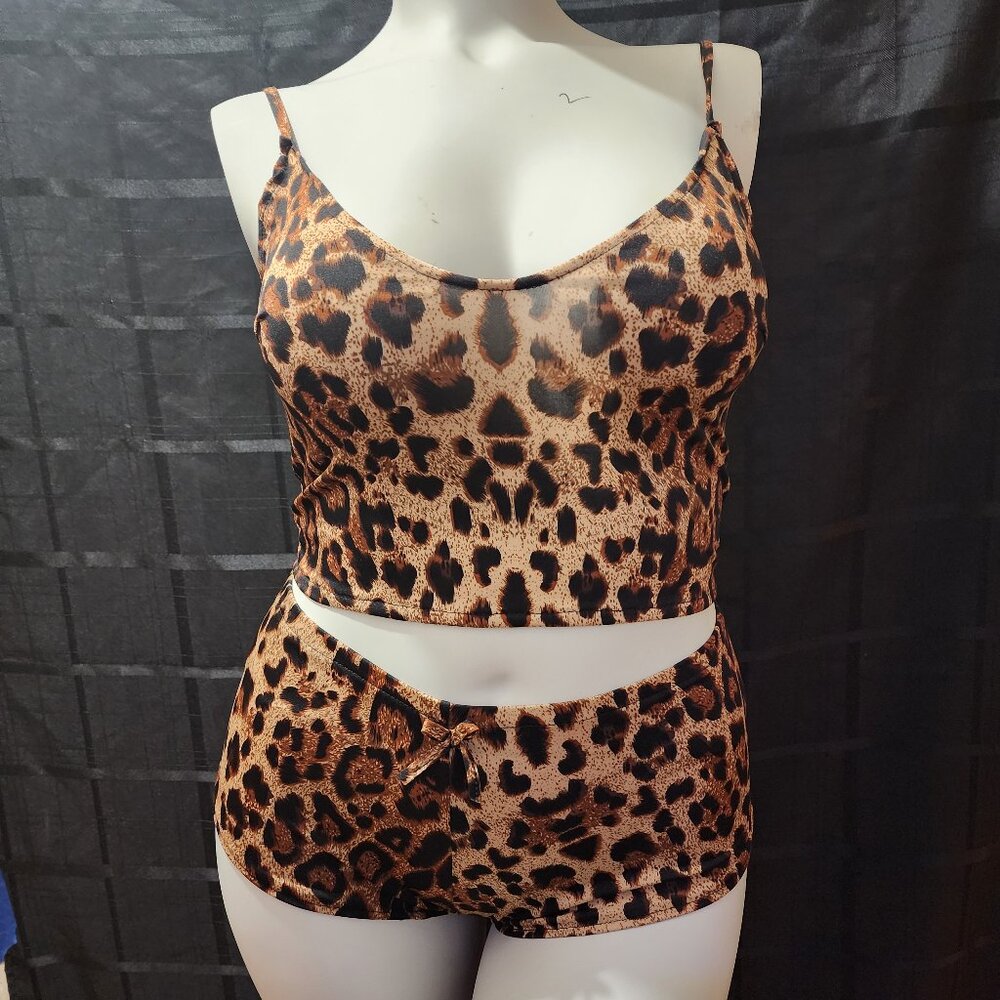 Leopard print Intimates Set